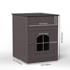 Udorich Stylish Cat Litter Box Enclosure with Drawer, Multi-Functional Indoor