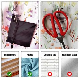 Fabric Panel Wall Hooks Panel Wall Wire Hooks Cubicle Hooks Door Hook Stainless Cabinet Draw for Fabric Walls at Office, Kitchen, Home Shelf, Picture, Key Hanging Accessories, Party and Holiday