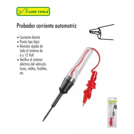 Lion Tools Probador De Corriente Automotriz Lion Tools