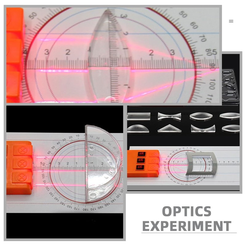 CLISPEED 1 Set Optical Experiment Kit Prism Optic Physical Optical