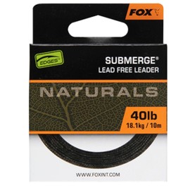 Fox Naturals Submerge Leader 40 lb 18.1 kg - 10 m Leader Line for Carp Fishing