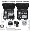 Lekufee Waterproof Hard Carrying Case for DJI Mini 4 Pro/4/3