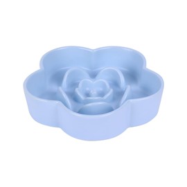 Ceramic Dog Bowls Slow Feeder, 2.5 Cups Slow Feeding Bowl Dogs Bowl for Large Dogs, Dog Dishes to Slow Down Eating, Slow Dog Food Bowl, Easy to Clean (Blue)