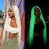 Orgwigs White Glow in the Dark Knotless Box Braided Wig