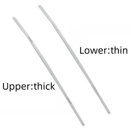 Jingelmall 2pcs Bottom Case Rubbers Feet Rubber Feet Strips for HP Pavilion 14-DV 14-EC TPN-Q244 Anti Slip Laptop Foot Pads Laptop Bottom Case Rubber Feet Silver Colour, Black