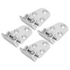 4 Pcs Boat Hinge Thickened 316 Stainless Steel Mirror Polished