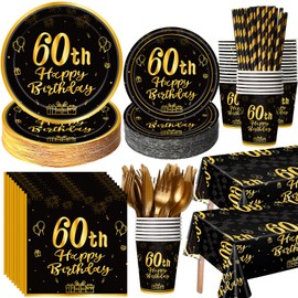 Funnymoom 452 Pcs Retirement Party Decorations Supplies Set Include Blue Silver Retirement Paper Plates Napkins Cups Tablecloth Cutlery Straws for Men Women Say Goodbye Party