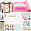 YIEHO 300g Kit di Resina UV con Luce e Stampi,
