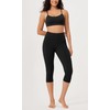 ODODOS High Waist Workout Capris for Women, 19" Tummy Control