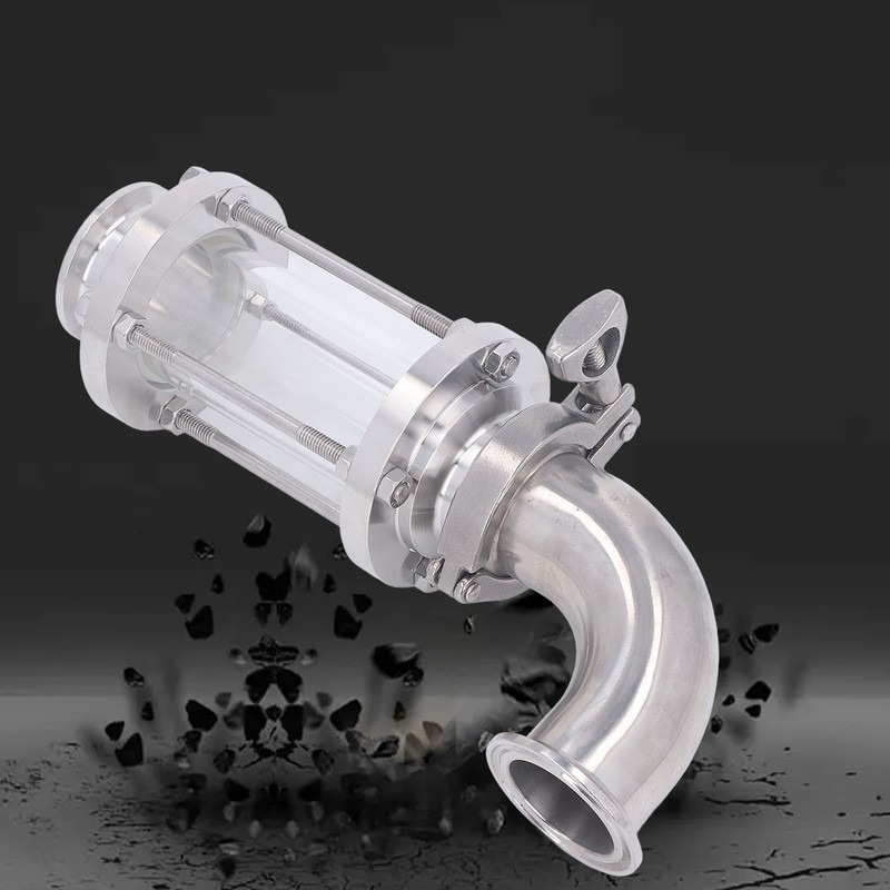 Sanitary Elbow Fitting 90° Stainless Steel Good Sealing Rustproof Pipe