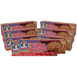 Little Debbie Fudge Rounds, 64 Sandwich Cookies (8 Boxes)