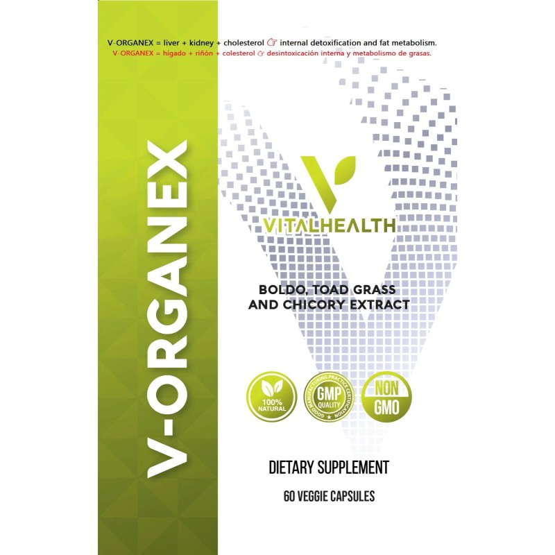 PLUS V-ORGANEX= Liver + Kidney + Cholesterol Internal Detoxification and