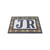 Spanish Floral Ceramic Letter Tiles and Frame - 2 Tiles