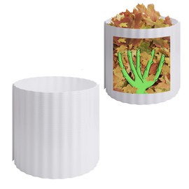 DECOHS 8 PCS Winter Rose Collar-Warm Rose Cones for Plant-Connectable Winter Rose Plant Protective Cover for Protecting Plants from Wind Blows Animals Eating