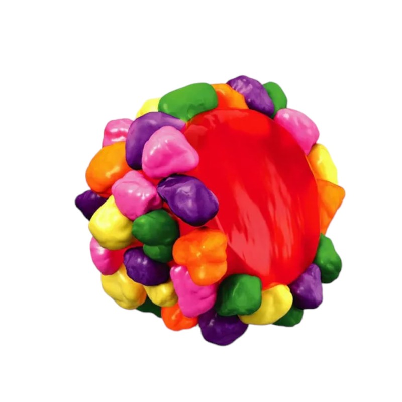 KLub Bulk Gummy Cluster -1.5 lbs Vibrant Rainbow Flavors, Deliciously