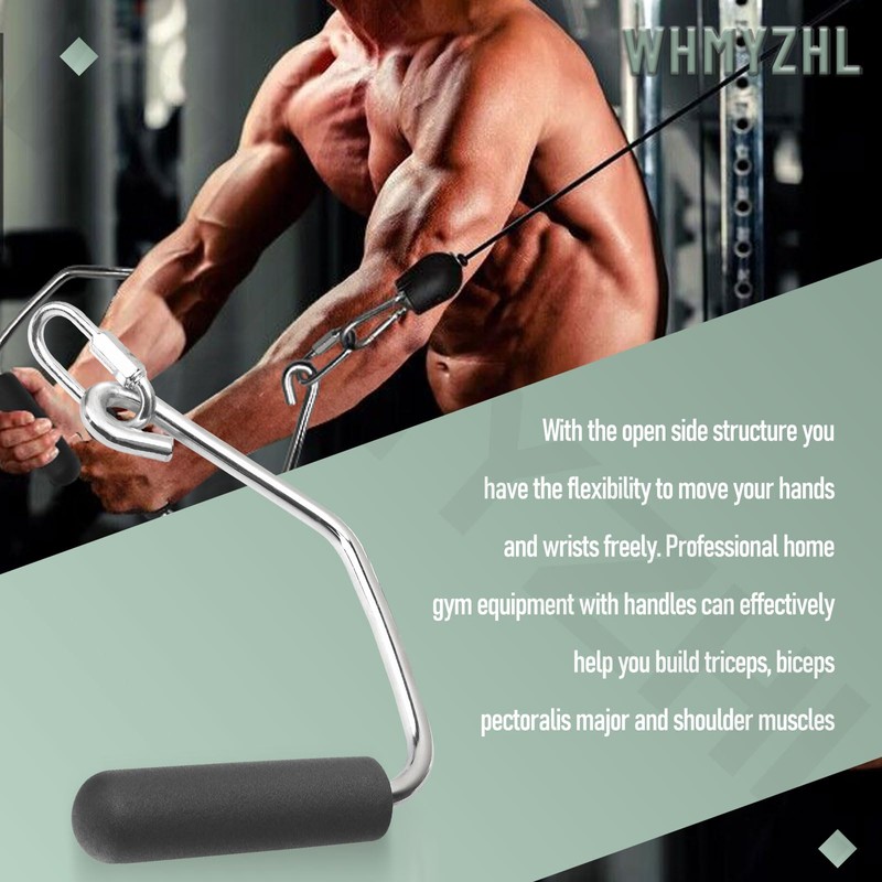 WHMYZHL Gym Accessories Open Ended Chrome Grip Handles for Total