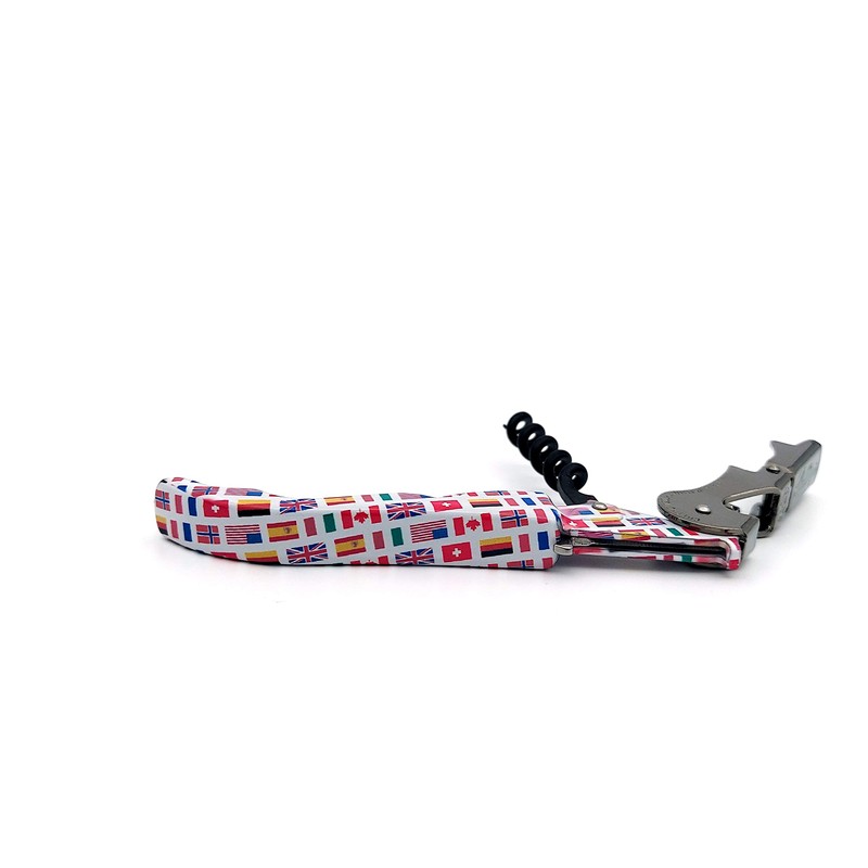 Pulltap's Genuine Countries Collection Corkscrew Wine Key Bottle Opener (Countries)