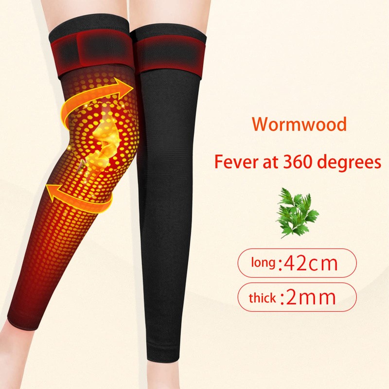 Self Heating Leg Warmers with Non Slip Straps Unisex Winter