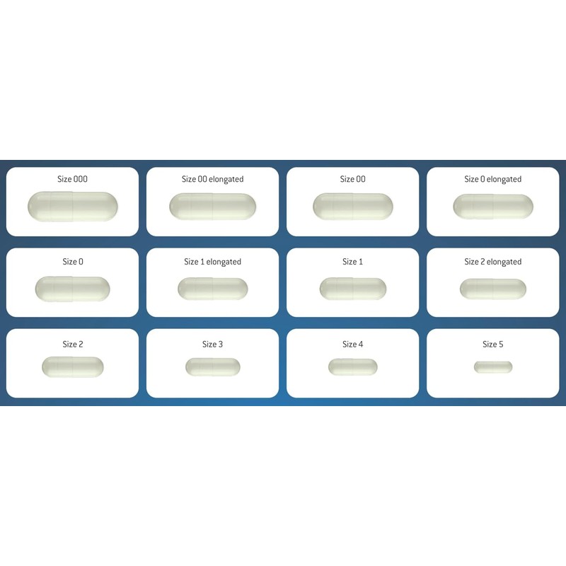 DR T&T 200 Empty Gelatin Gelatine Capsules,Capsule Dark Blue Size