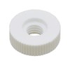Knurled Nut M4 White Plastic PA 6.6 Spacer Nut Diameter