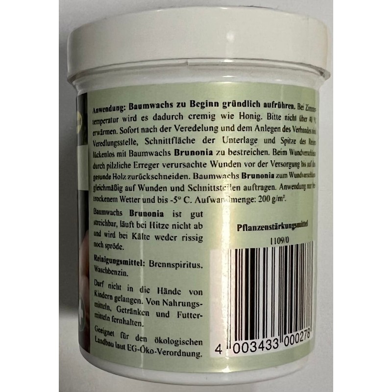 Schacht 1BAUM125 125 g Brunonia Tray Tree Wax Tin -