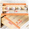 MUDEELA Clear Spice Drawer Organizer, 4 Tier- 2 Set (8