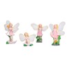 4Pcs Flower Fairies Figurines Statue Garden Home Ornament Resin Model