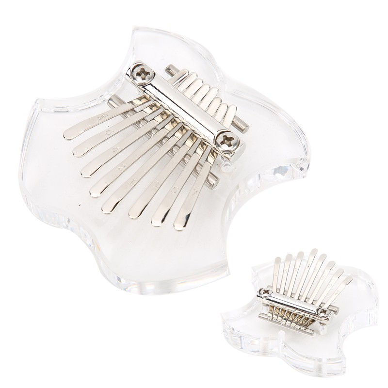 Thumb Piano Crystal Mini Portable Fruit Mbira Music Instrument for