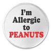 A&T Designs - I'm Allergic to PEANUTS 3" Sew On