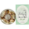 Q-FLA Cupla Bath Salt Gift Bath Fragrance Clover Leaf Chouchou Gold, 1 piece, 1g / Q-FLA 큐플라 입욕제 기프트 바스 프래그런스 클로버 리프 슈슈 골드, 1개, 1g