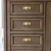 khtumeware 10 Pack 1-1/4 inch Backplate for Cabinet Knobs Brushed
