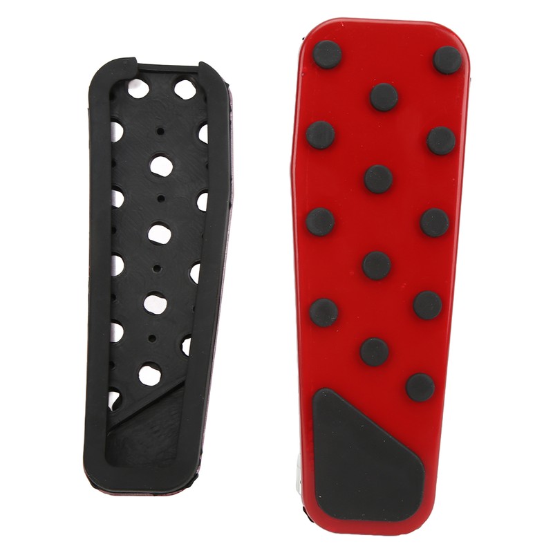 2PCS Accelerator Brake Pedals Anti Slip Foot Rest Plate Replacement