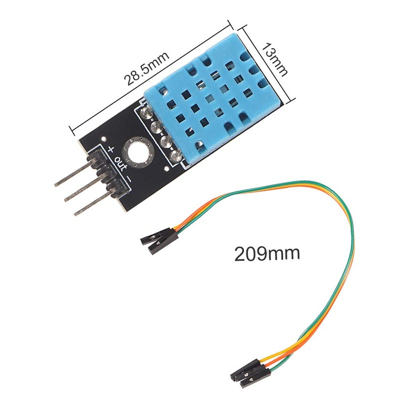 ALMOCN 5PCS DHT11 Temperature Humidity Sensor Module 3.3V-5V Humidity Measure