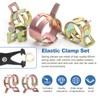 OCR 100 Pack 6-22mm 10Size Fuel line Spring Clamp Silicone