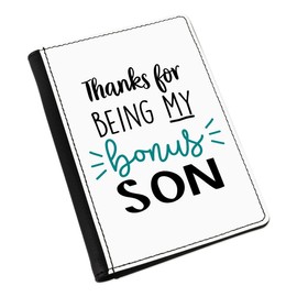 Thanks for Being My Bonus Son Passport Holder Cover
