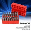 33Pcs Security Screw Hex Bit Set, Chrome Steel, 1/4in Shaft,