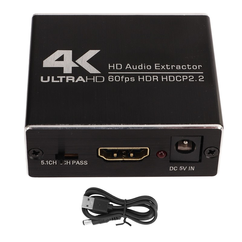 HD Multimedia Interface Splitter 5.1 Channel HD Sound Signal Converter