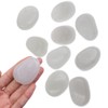QTTLLI 20Pcs 4.5CM Large Glow Pebbles Glow in The Dark