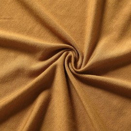 iEvolve Cotton Knitted Baby Swaddle Blanket with Hat Headband Set Newborn Swaddle Wrap Receiving Blankets for Baby Girl Boy 35" x 35"(Ginger)