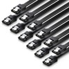 deleyCON 6 x 50 cm SATA 3 Cable in Set