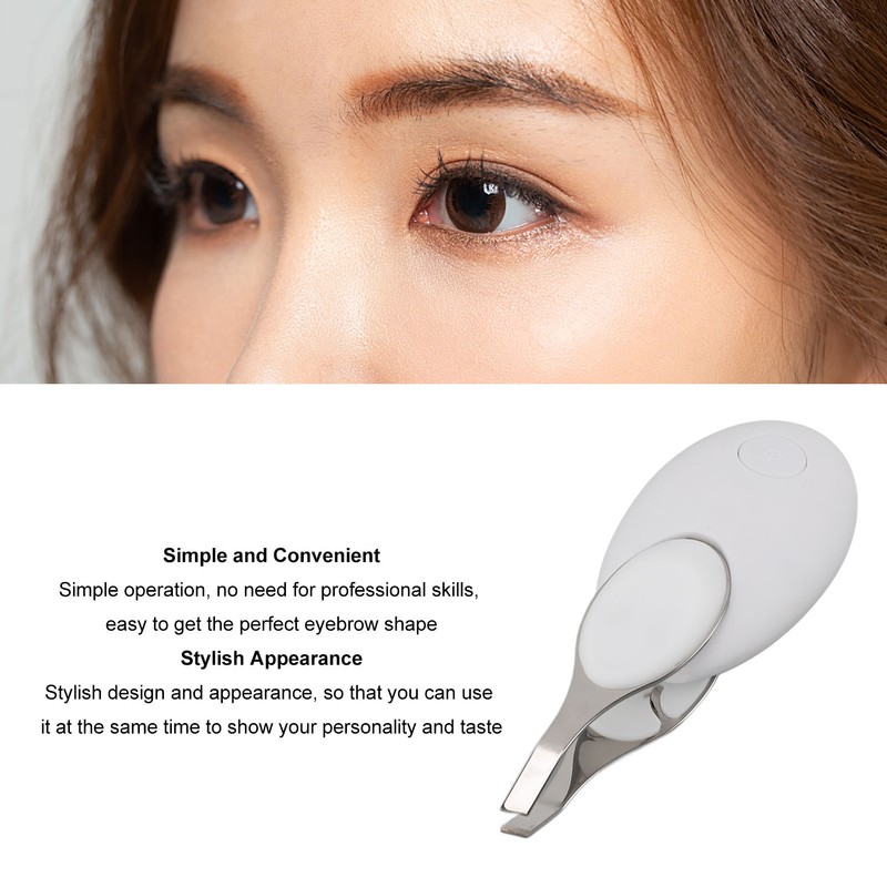 Eyebrow Tweezers with HD Camera 300mAh Battery USB Rechargeable Multifunctional