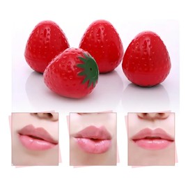 24 Pzas Bálsamos Para Labios Labial Magico En Forma De Fresa