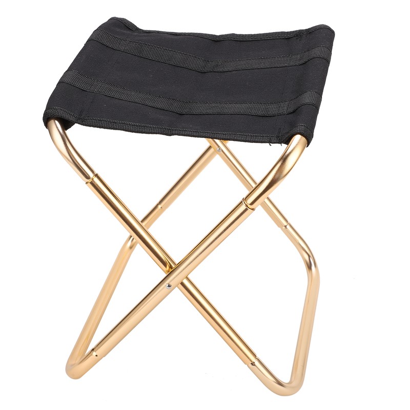Outdoor Lightweight Aluminium Alloy Folding Stool Portable Mini Fishing Camping