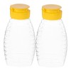 Totority 2Pcs Condiment Squeeze Bottle Leakproof Honey Dispenser with Fliptop