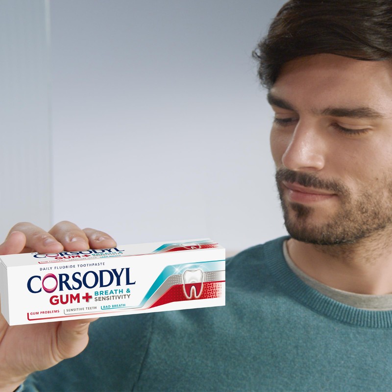 Corsodyl Gum+ Breath & Sensitivity Toothpaste 75ml