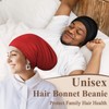 OLESILK Silk-Bonnet for Curly Hair, Silk Hair Bonnet for Sleeping,