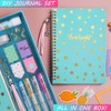 DIY Journal Kit for Girls, Scrapbook & Diary Supplies Set,