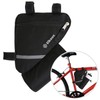 Elkous Bolsa para bicicleta de montaña/carretera, triangular, con compartimento para