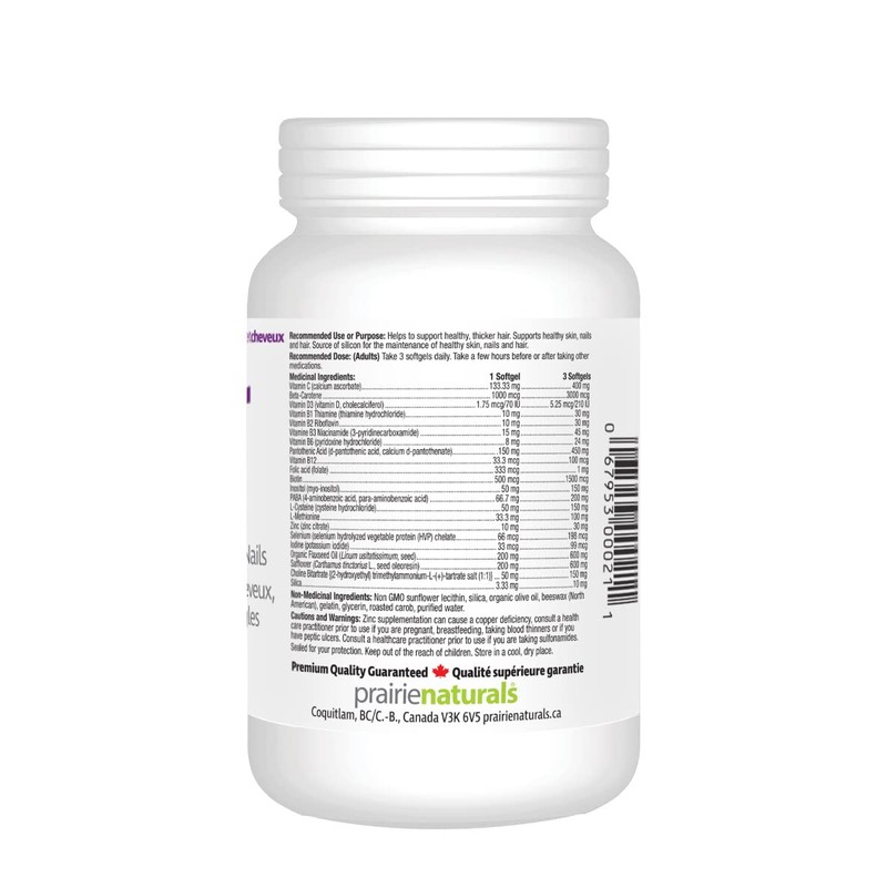 Prairie Naturals Prairie Naturals Hair force softgel 90 Count