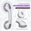 Seveston 2 Pcs Support Grab Handle for Shower Bathroom Bathtubs